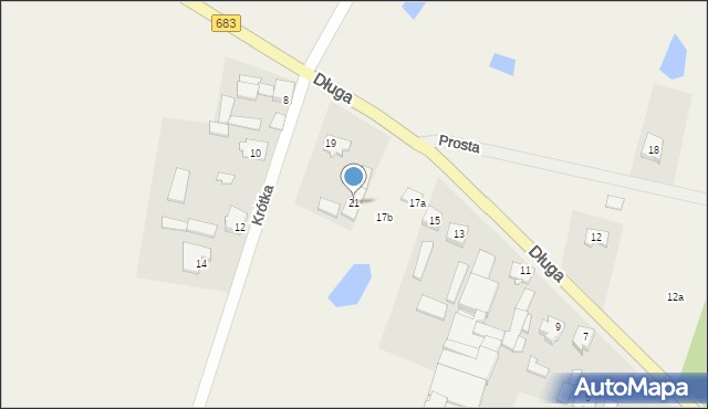 Cendrowice, Długa, 21, mapa Cendrowice