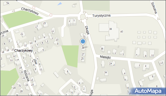 Charzykowy, Długa, 29, mapa Charzykowy