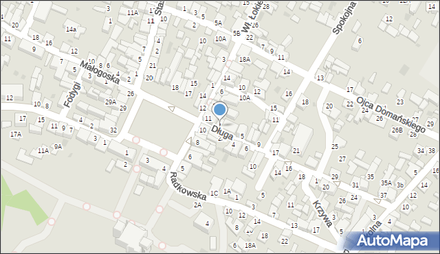 Chęciny, Długa, 1, mapa Chęciny