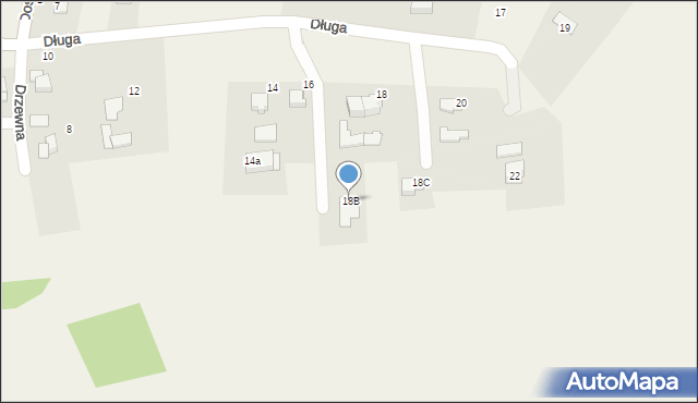 Czaniec, Długa, 18B, mapa Czaniec