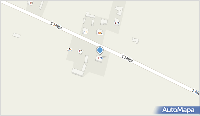 Długa Wieś, Długa Wieś, 17b, mapa Długa Wieś