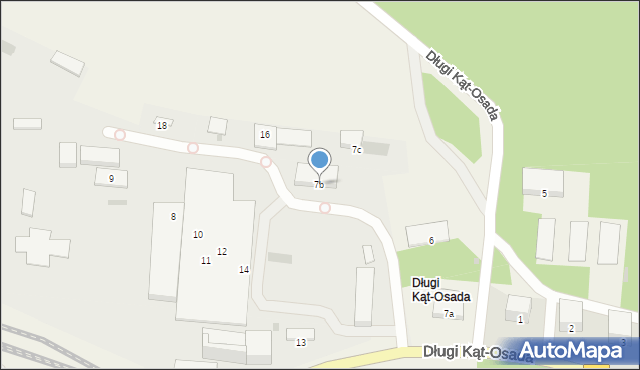 Długi Kąt-Osada, Długi Kąt-Osada, 7b, mapa Długi Kąt-Osada