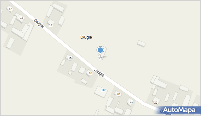 Długie, Długie, 17, mapa Długie