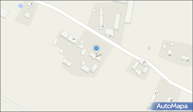 Długie, Długie, 14, mapa Długie