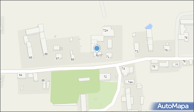 Długie, Długie, 70, mapa Długie