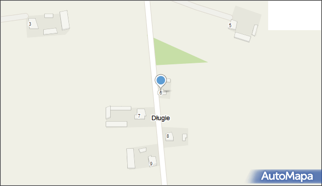 Długie, Długie, 6, mapa Długie