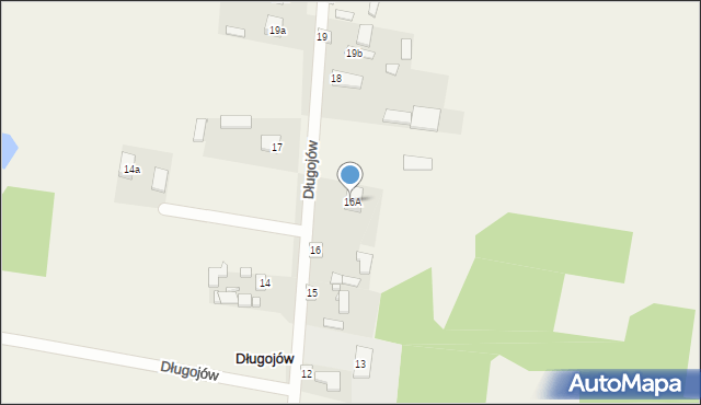 Długojów, Długojów, 16A, mapa Długojów