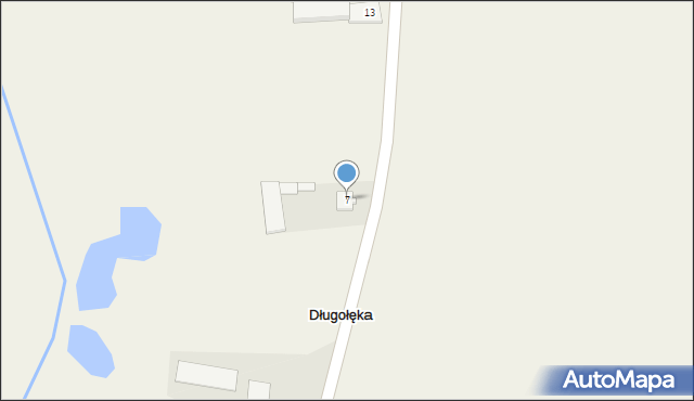 Długołęka, Długołęka, 7, mapa Długołęka