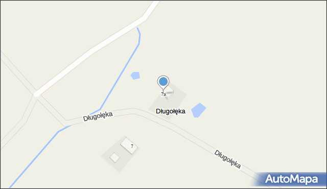 Długołęka, Długołęka, 7a, mapa Długołęka