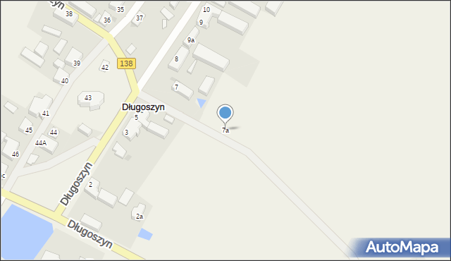 Długoszyn, Długoszyn, 7a, mapa Długoszyn