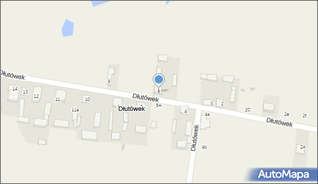 Dłutówek, Dłutówek, 6, mapa Dłutówek