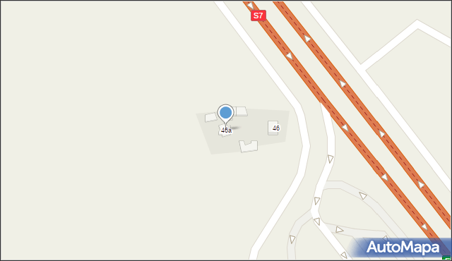 Dłużniewo, Dłużniewo, 46a, mapa Dłużniewo