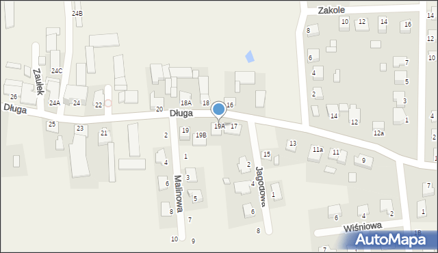 Dobrcz, Długa, 19A, mapa Dobrcz