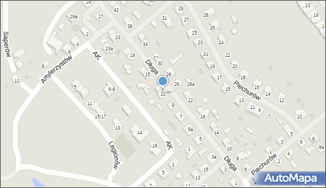 Dobre Miasto, Długa, 11, mapa Dobre Miasto