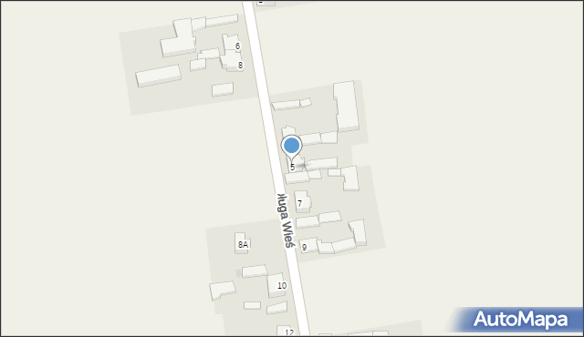 Domaniewice, Długa Wieś, 5, mapa Domaniewice