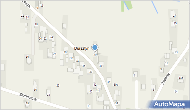 Dursztyn, Długa, 29, mapa Dursztyn