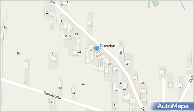 Dursztyn, Długa, 32, mapa Dursztyn