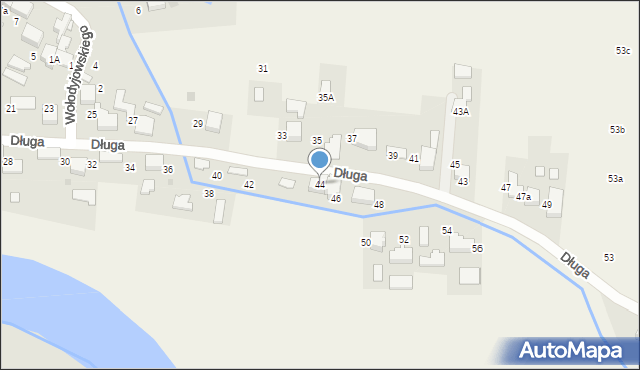 Gromiec, Długa, 44, mapa Gromiec