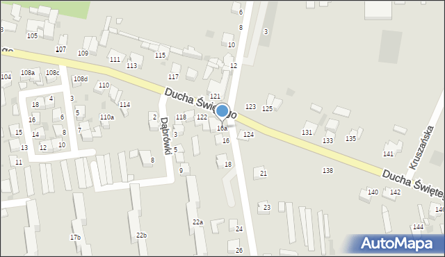 Inowrocław, Długa, 16a, mapa Inowrocławia