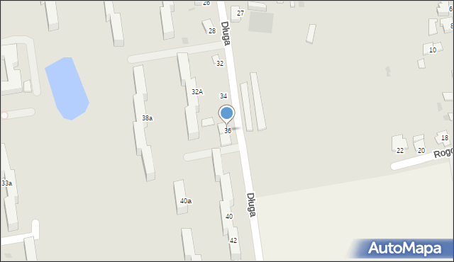 Inowrocław, Długa, 36, mapa Inowrocławia