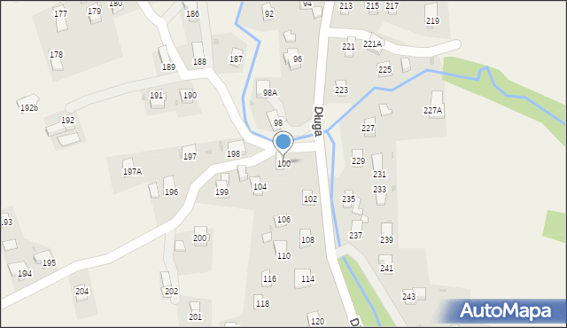 Iwonicz, Długa, 100, mapa Iwonicz