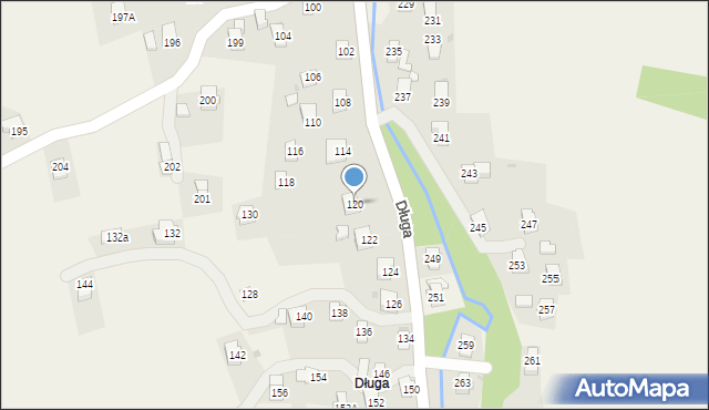 Iwonicz, Długa, 120, mapa Iwonicz