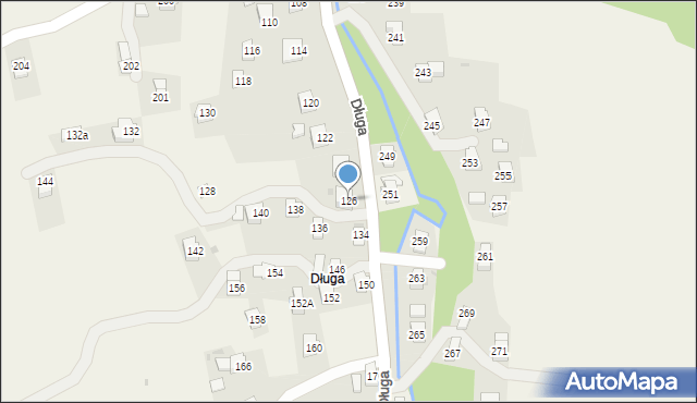 Iwonicz, Długa, 126, mapa Iwonicz