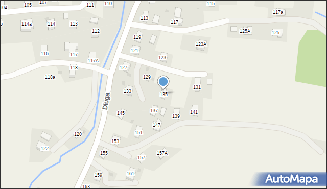 Iwonicz, Długa, 135, mapa Iwonicz