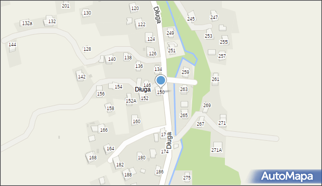 Iwonicz, Długa, 150, mapa Iwonicz