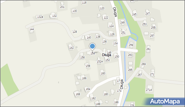 Iwonicz, Długa, 154, mapa Iwonicz