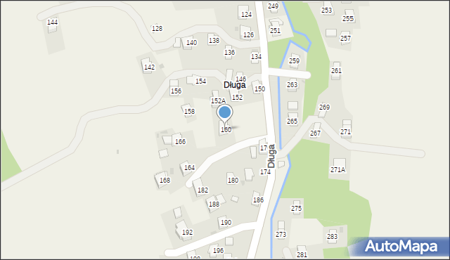 Iwonicz, Długa, 160, mapa Iwonicz