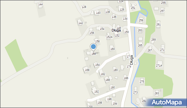 Iwonicz, Długa, 166, mapa Iwonicz