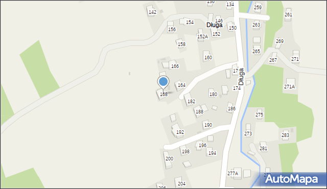 Iwonicz, Długa, 168, mapa Iwonicz