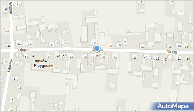 Janków Przygodzki, Długa, 35, mapa Janków Przygodzki