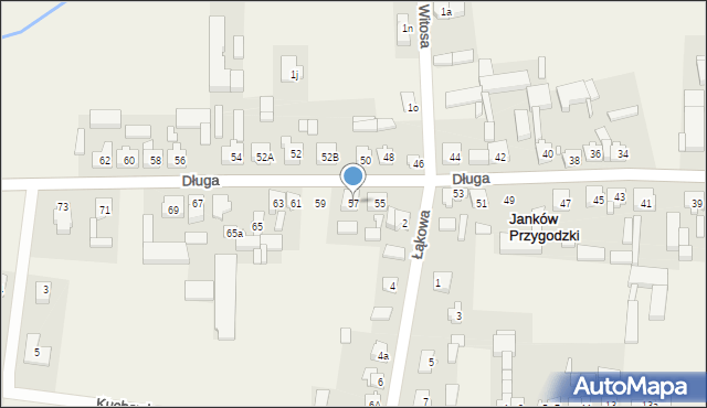 Janków Przygodzki, Długa, 57, mapa Janków Przygodzki