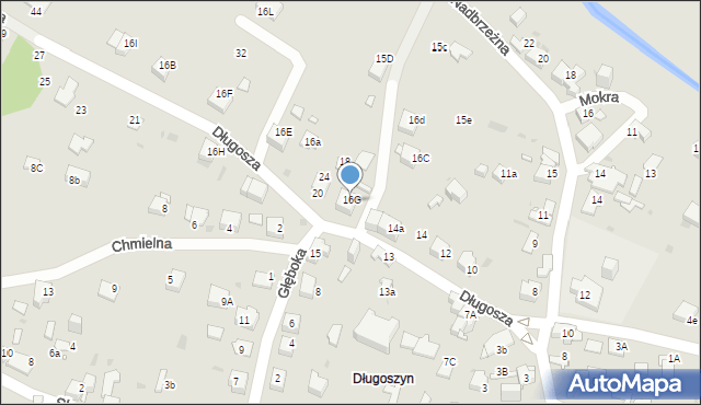 Jaworzno, Długosza Jana, 16G, mapa Jaworzno