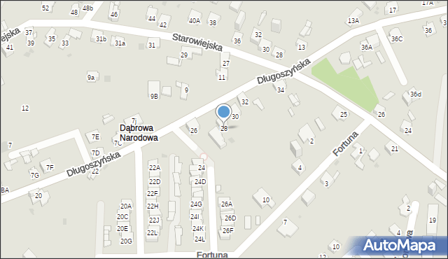 Jaworzno, Długoszyńska, 28, mapa Jaworzno