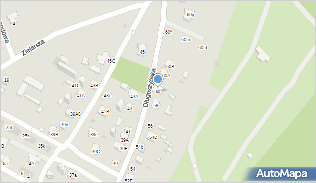 Jaworzno, Długoszyńska, 60, mapa Jaworzno