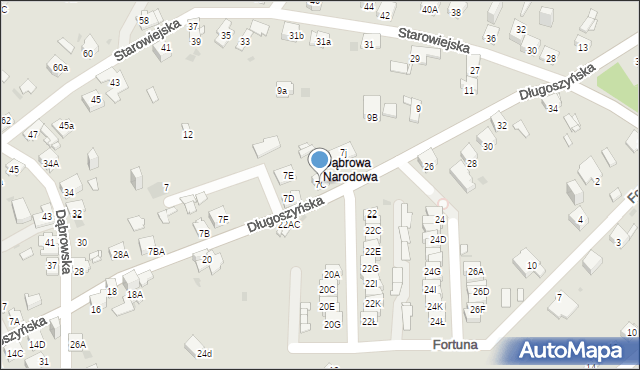 Jaworzno, Długoszyńska, 7C, mapa Jaworzno