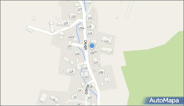 Jeżów Sudecki, Długa, 112, mapa Jeżów Sudecki