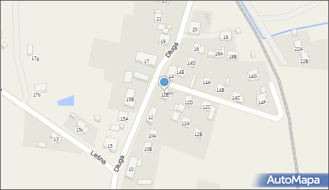 Jeżów Sudecki, Długa, 12E, mapa Jeżów Sudecki