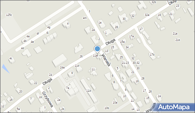 Kalisz, Długa, 11c, mapa Kalisza