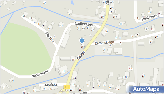 Kietrz, Długa, 15, mapa Kietrz