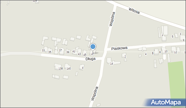 Kłobuck, Długa, 47, mapa Kłobuck