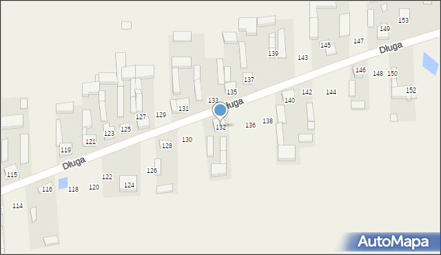 Klonowa, Długa, 132, mapa Klonowa