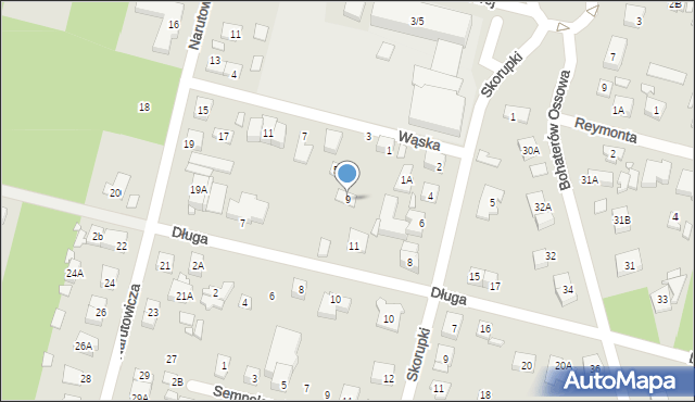 Kobyłka, Długa, 9, mapa Kobyłka