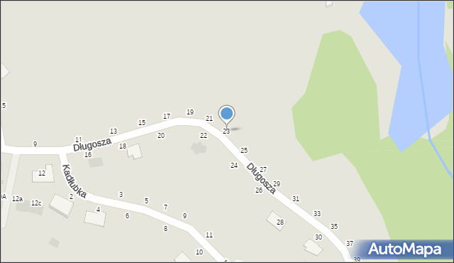 Końskie, Długosza Jana, 23, mapa Końskie