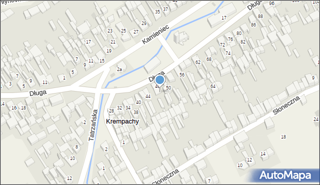 Krempachy, Długa, 48, mapa Krempachy