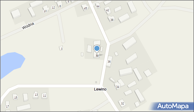 Lewino, Długa, 39, mapa Lewino