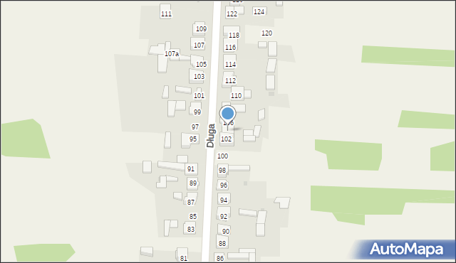 Lgota-Mokrzesz, Długa, 104, mapa Lgota-Mokrzesz